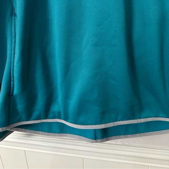 Under Armour Women’s ColdGear Long Sleeve Teal & Gray Hoodie Sweatshirt Sz L GUC - Picture 3 of 9